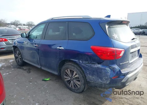 2019 Nissan Pathfinder Sv z USA, uszkodzony, nr VIN 5N1DR2MN9KC592519